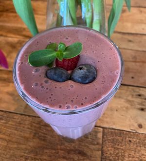 Berry Blast Protein Smoothie at Buddhas Kitchen & Wellness Lounge in Launceston