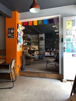 Inside  at Buddhas Kitchen & Wellness Lounge in Launceston