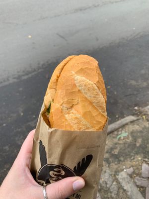 Tofu and avocado banh mi at Like Coffee - BanhMi in Ho Chi Minh City