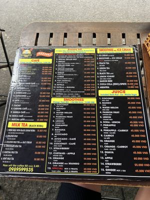 Menu  at Like Coffee - BanhMi in Ho Chi Minh City