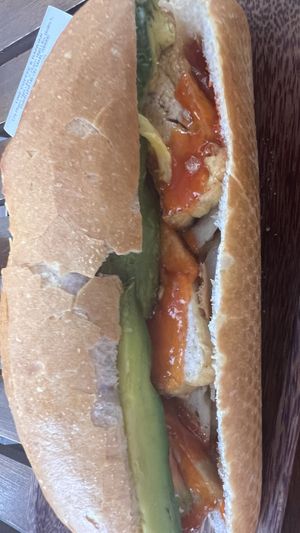 Vegan banh mi  at Like Coffee - BanhMi in Ho Chi Minh City