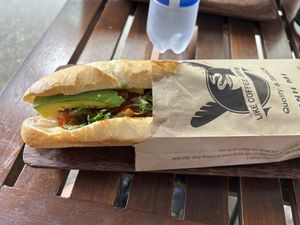 Vegan banh mi  at Like Coffee - BanhMi in Ho Chi Minh City