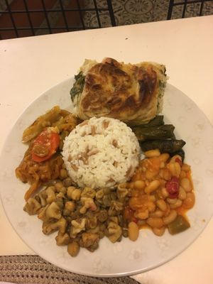 Mixed plate  at Hanimeli in Istanbul