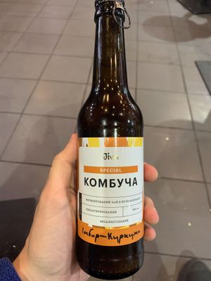 Kombucha at Veganuti in Kyiv
