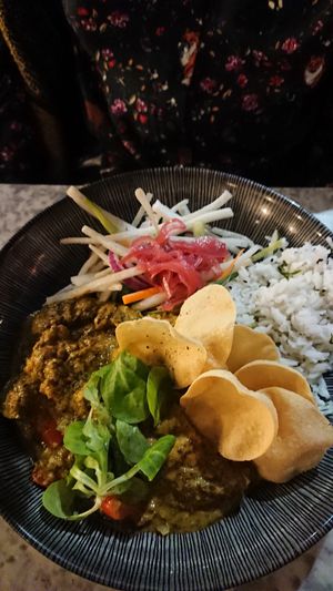 Amazing Goan curry at LEAF Smithdown in Liverpool