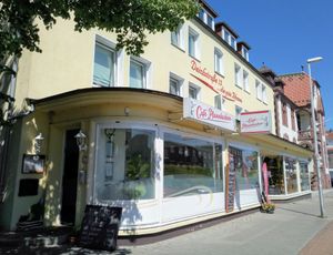 Eingang at Café Pfannkuchen in Cuxhaven