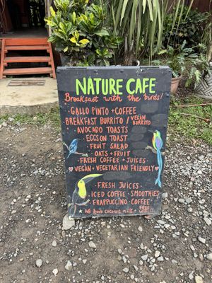 Did not see vegan burrito on printed menu   at Nature Cafe in Drake Bay