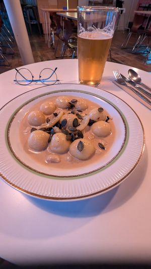 silesian dumplings at Resort in Warsaw