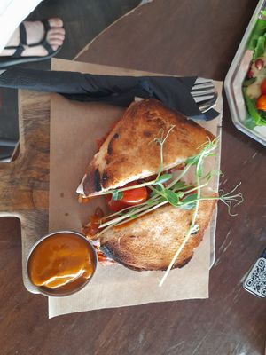 Grilled cheese sandwich at Resort in Warsaw