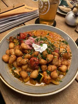 Baked gnocchi and vegetables   at To Huus in Lueneburg