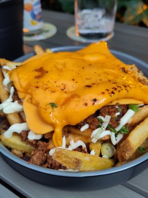 Vegane Hack Fritten at To Huus in Lueneburg