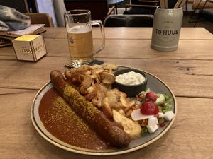 Currywurst  at To Huus in Lueneburg