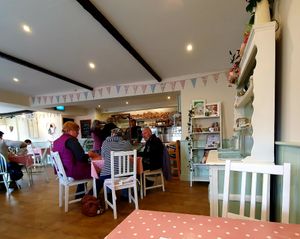 Inside at Ginny's Teapot in Hawkshead