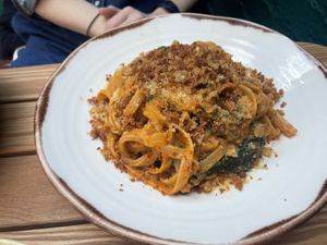 Tagliatelle   at Peachy Goat in South East London
