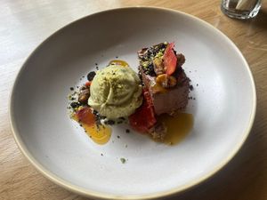 Chocolate Delice. O. M. G    at Peachy Goat in South East London