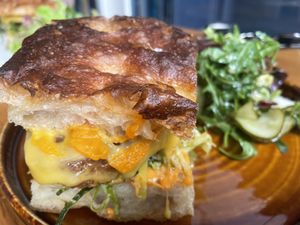 VFC ‘Chick’n’ Bap  at Peachy Goat in South East London