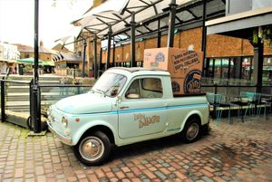 Our Baladin Fiat 500 at Baladin in North West London