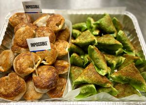 Vegan Dumpling Platter! at The Dumpling Shop in New York City