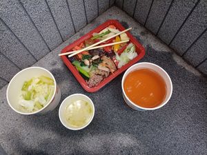 All items for only 80TWD! at ÀiXīn Shū Shí Sù 愛心蔬食素 in Kaohsiung