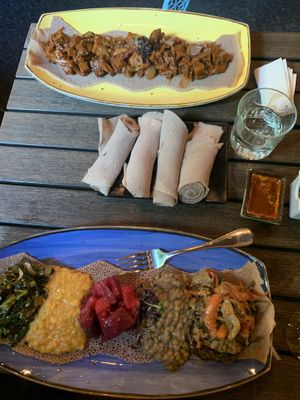 Yummy 😋  at Ras Plant Based in Brooklyn