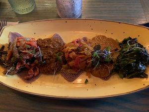 The Mercato Platter  at Ras Plant Based in Brooklyn