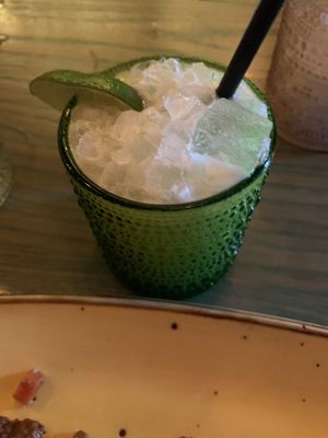 Days Of The East mocktail  at Ras Plant Based in Brooklyn