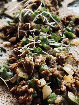   at Ras Plant Based in Brooklyn