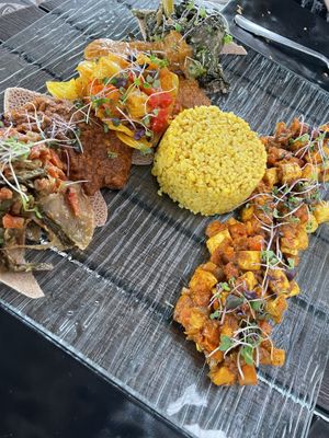   at Ras Plant Based in Brooklyn