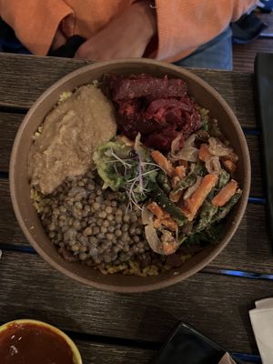   at Ras Plant Based in Brooklyn