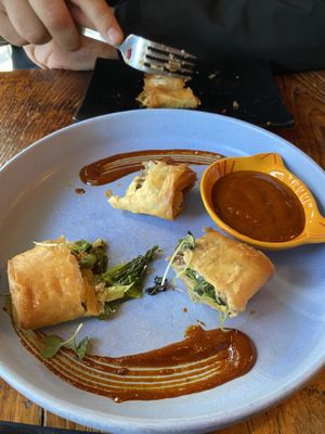 Sambusas   at Ras Plant Based in Brooklyn