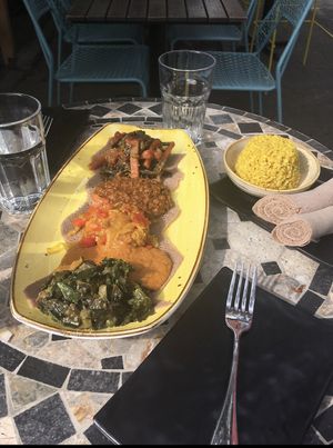Mercato Platter  at Ras Plant Based in Brooklyn