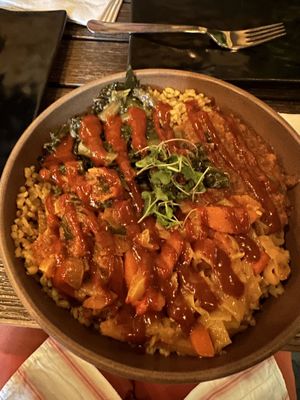   at Ras Plant Based in Brooklyn