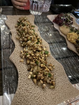 Dulet (mushroom)  at Ras Plant Based in Brooklyn