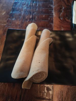 Type of bread at Ras Plant Based in Brooklyn