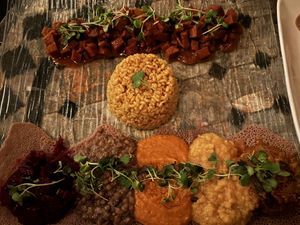   at Ras Plant Based in Brooklyn