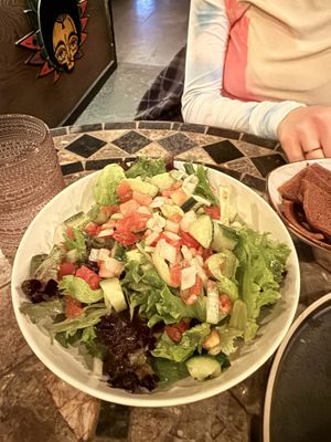 Cucumber saladd  at Ras Plant Based in Brooklyn