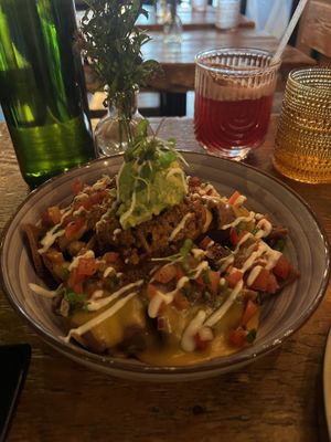   at Ras Plant Based in Brooklyn