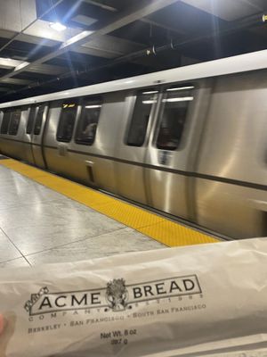 Acme Bread 🥖 Sweet Rustic Baguette Going to East Bay  at Acme Bread - San Pablo Ave in Berkeley