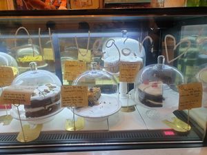 Cake showcase at Ma Pause in Seoul