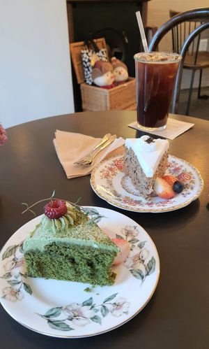 vegan cakes #Veganuary at Ma Pause in Seoul