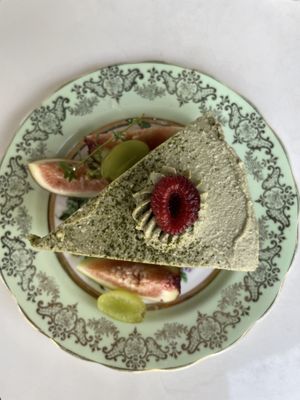 Matcha cake  at Ma Pause in Seoul