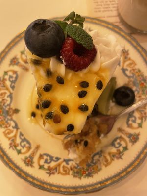 Vegan passion fruit cake   at Ma Pause in Seoul