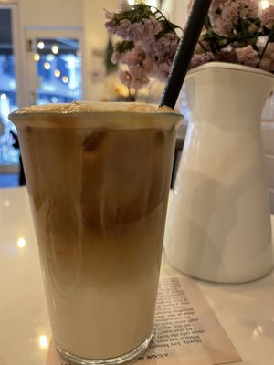 Iced soy latte   at Ma Pause in Seoul