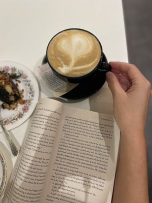 Soy latte hot  at Ma Pause in Seoul