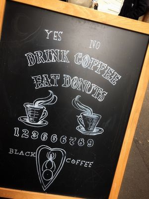 Outside sign  at Mystifry in Basel