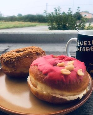 Biscoff salted caramel & Peanutbutter jelly donuts at Mystifry in Basel