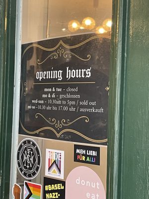 Open Wednesday to Sunday from 10:30 until sold out  at Mystifry in Basel