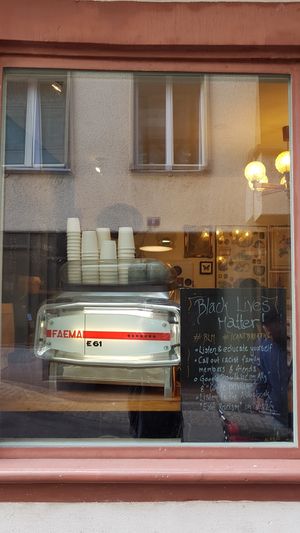 Coffee machine at Mystifry in Basel