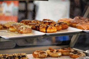 Market stall at Neue Alte Markthalle in Basel. at Mystifry in Basel