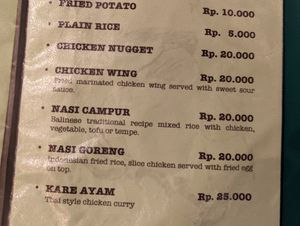  at Warung Garasi in Ubud